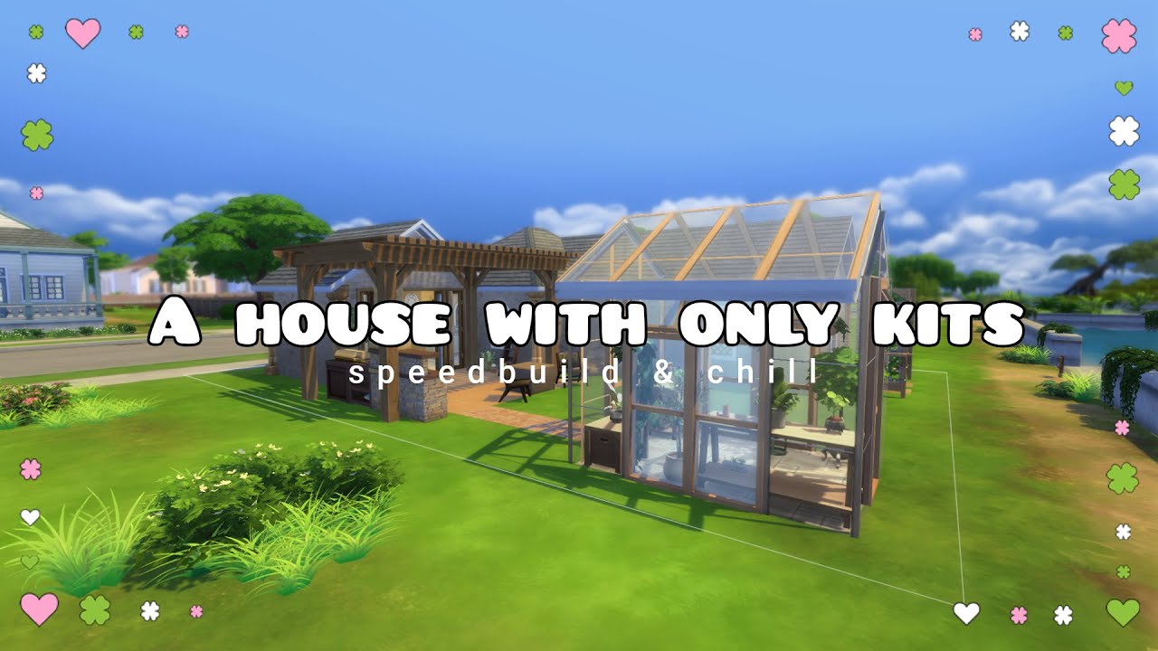 I built a house with ONLY USING KTIS?! - The Sims 4 [speedbuild]