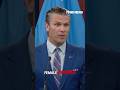 Hegseth laughs at question about pilots' gender: 'We don't play your little games' #shorts #us