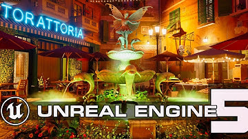 Unreal Engine 5 Tech Demo "Market of Light"