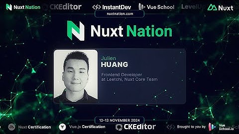 Nuxt Nation 2024: Setting rendering mode to your pages 👀 ~ Julien Huang