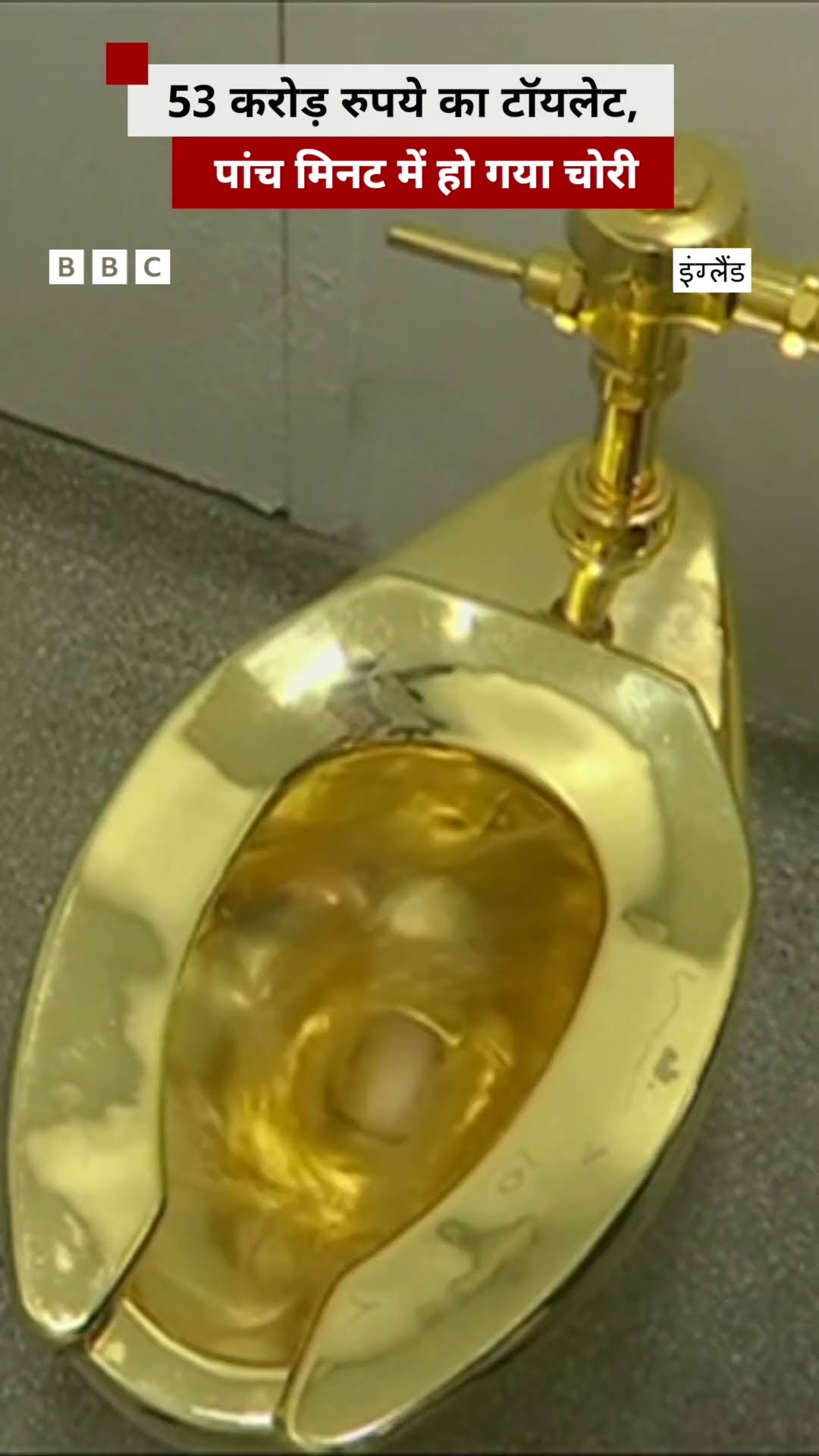 Golden Toilet: 53 करोड़ रुपए का टॉयलेट और उसके चोरी होने की कहानी (BBC Hindi)