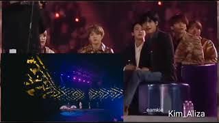 BTS REACTION TO BLACKPINK ( KISS AND MAKE UP)