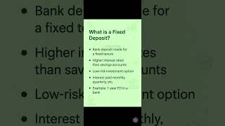 What Is Fixed Deposit?