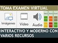 Aprende a preparar un examen virtual interactivo cons imagenes etc para estudiantes