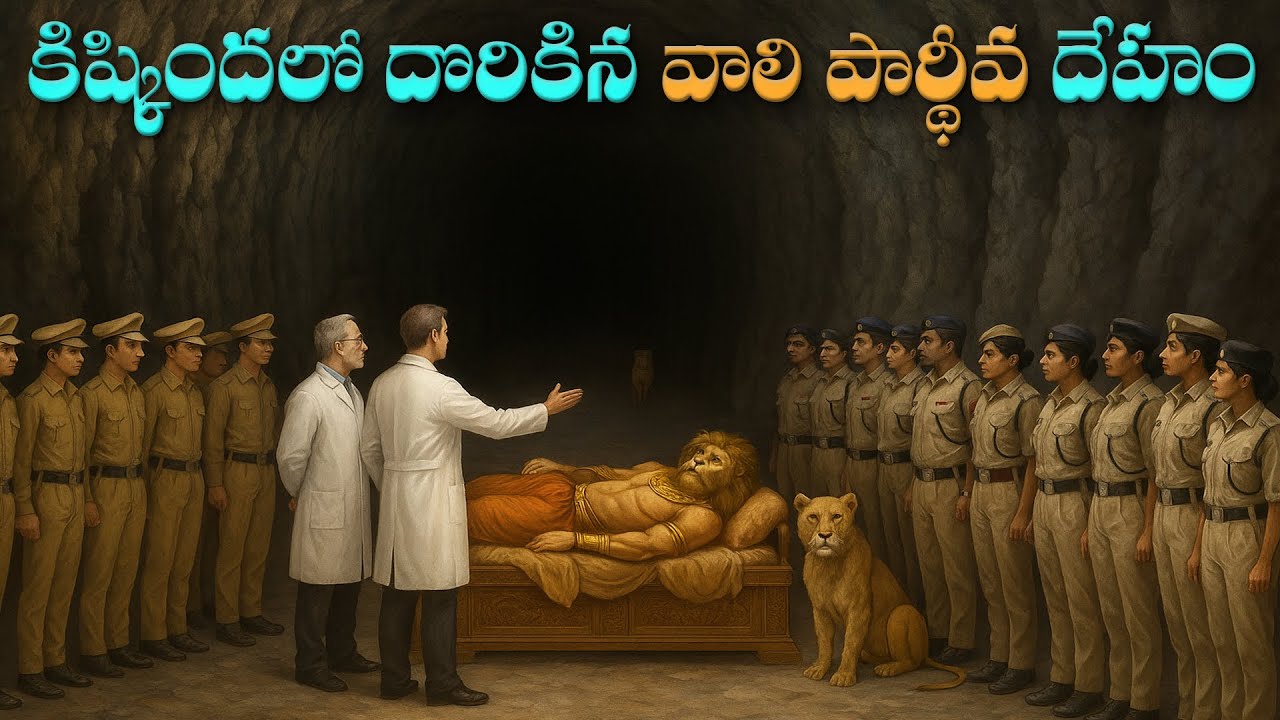 కిష్కింధ గుహలో వాలి మృతదేహం |రామాయణంలో వాలి జీవిత పాఠాలు