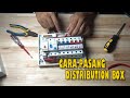 Single phase DB installation | cara pasang DB single phase