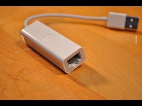 Apple USB Ethernet Adapter: Unboxing and Demo