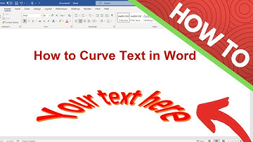 How to Curve Text in Word