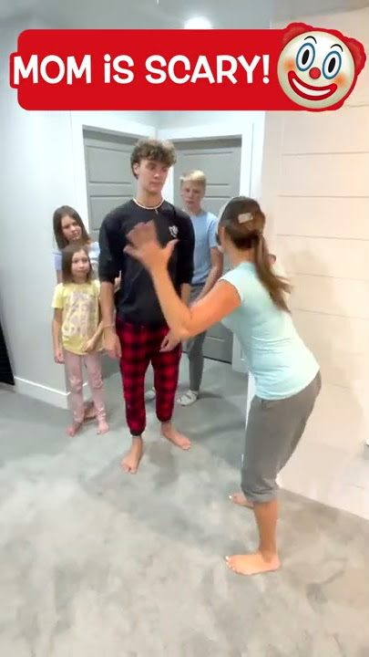 MOM is SCARY! 🤡 #shorts