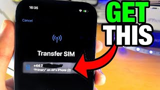 how to convert physcial sim in old iphone to esim in new iphone!