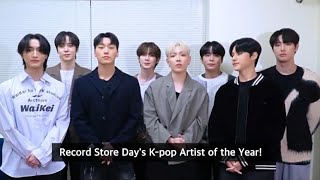 Ateez The 2024 Record Store Days First Ever K-Pop Artist Of The Year Celebratory Message