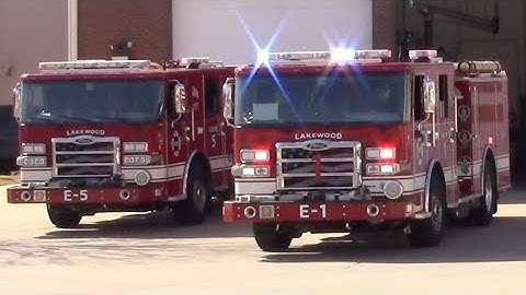 Lakewood Fire Department Engine 1 Responding 3-7-25