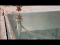 Water jet glass cutting / Victoria Balva Glass Studio