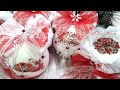 ЁЛОЧНЫЕ ИГРУШКИ Santa Claus and Merry Christmas + КАРТИНКИ ДЛЯ ПЕЧАТИ//БЕЛОСНЕЖНЫЕ КРУЖЕВНЫЕ ШАРЫ