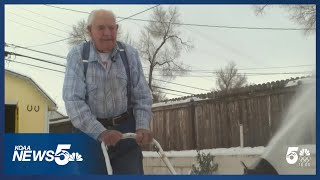 95-year-old in Pueblo clears snow at neighbors' homes