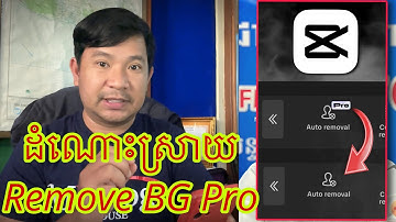 របៀបដោះស្រាយបញ្ហា Remove background Capcut ជាប់ពាក្យPro
