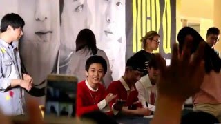 [fancam ]160501 nct 잠실팬싸인회 손흔들어주는 마크