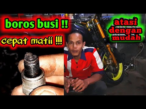 Disini kita Test Percikan Api Busi Iridum Denso Tipe IU24A vs Busi Brisk All Series Tipe : AR12C Cop. 