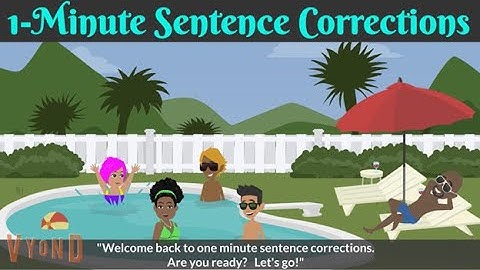 1 Minute Sentence Corrections | English Conversational Practice |Animated Video | @Happy Fun English