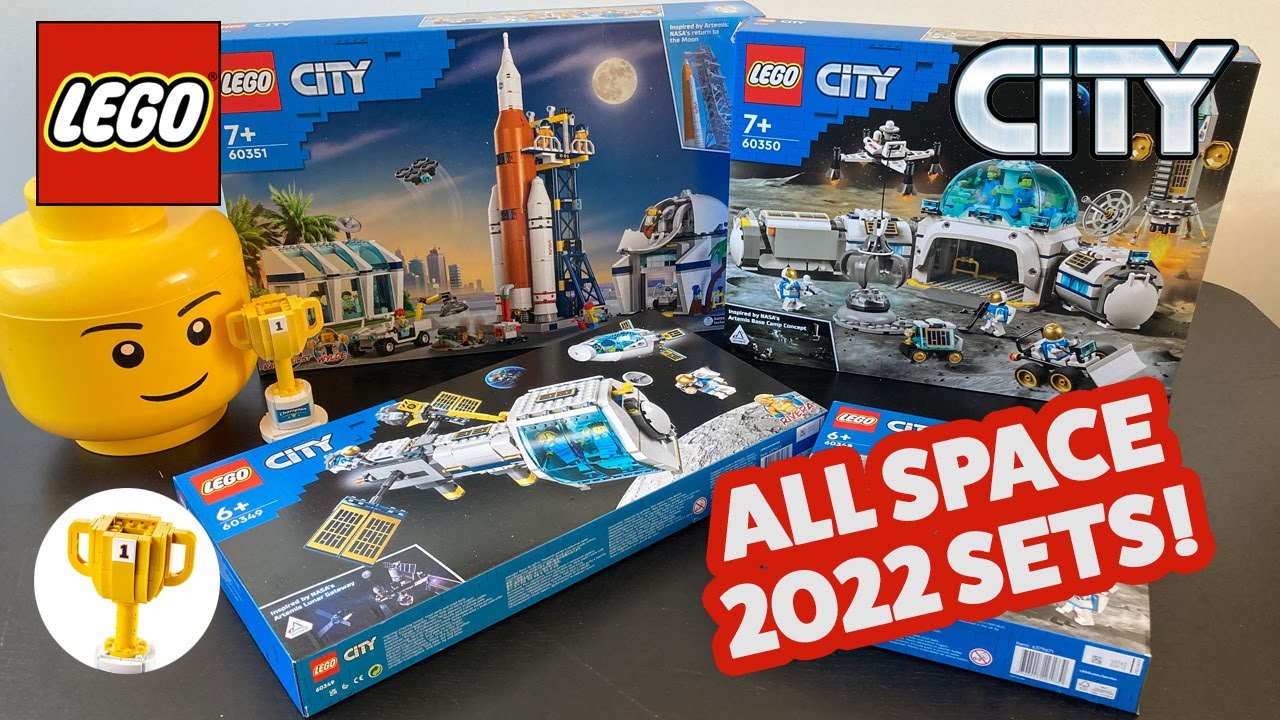 All LEGO City Space Sets 2022 NASA Artemis Compilation/Collection