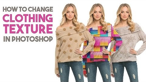 How to Change Clothing Texture using Displacement map in Photoshop
