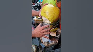 We Tested Coconut Cutting Techniques #shorts #viral