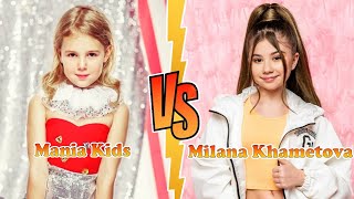 Milana Khametova Vs Mania Vania Mania Kids Transformation New Stars From Baby To 2023