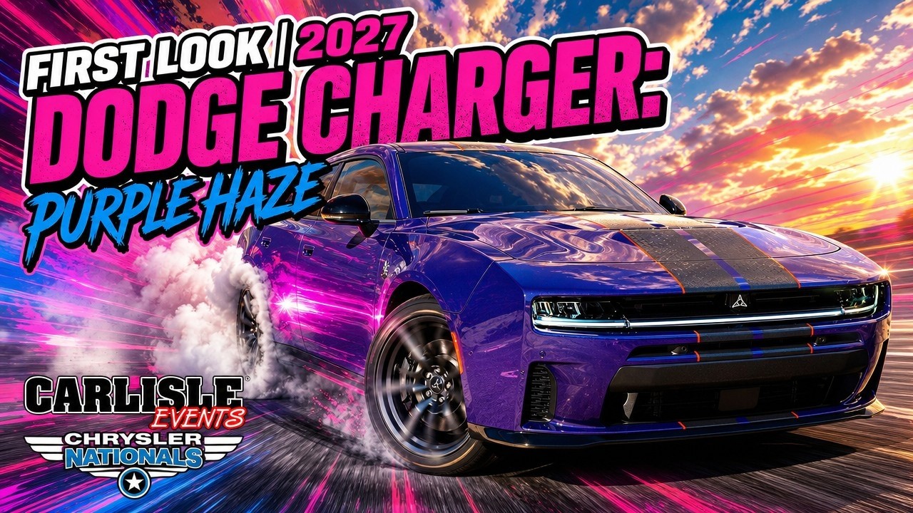 First Look | New 2027 Dodge Charger Scat Pack in Purple Haze