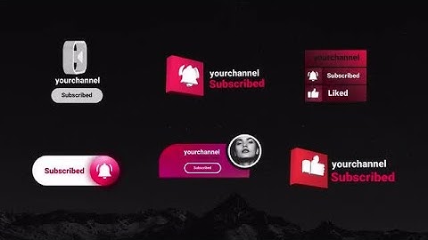 Youtube Subscribe Elements V3 DaVinci Resolve Templates