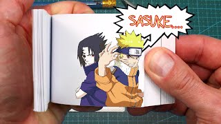 Naruto Fight Sasuke Flipbook Animation