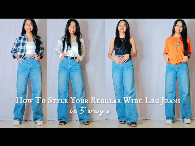 WIDE LEG JEANS: Outfit Ideas & How To Style 