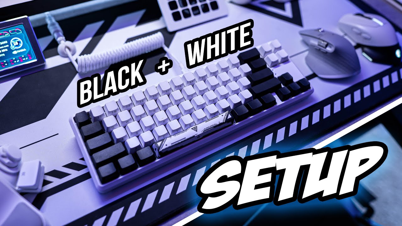 Upgrading My Desk Setup! (Clean Black & White) - Youtube