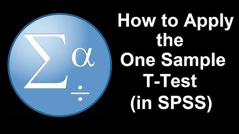 How to Apply the One Sample T-Test in SPSS with Results in APA Format