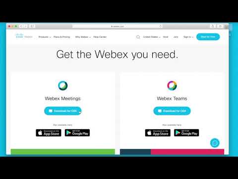 Video: Trebuie ca participanții să descarce webex?