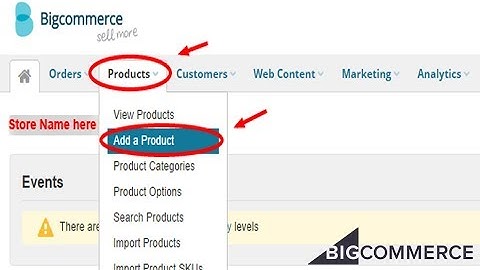 How To Adding A Product On BigCommerce
