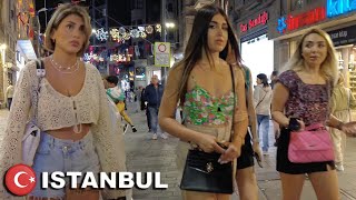 🇹🇷 Nightlife District Istiklal Street Turkey | Istanbul 2024 [4k]