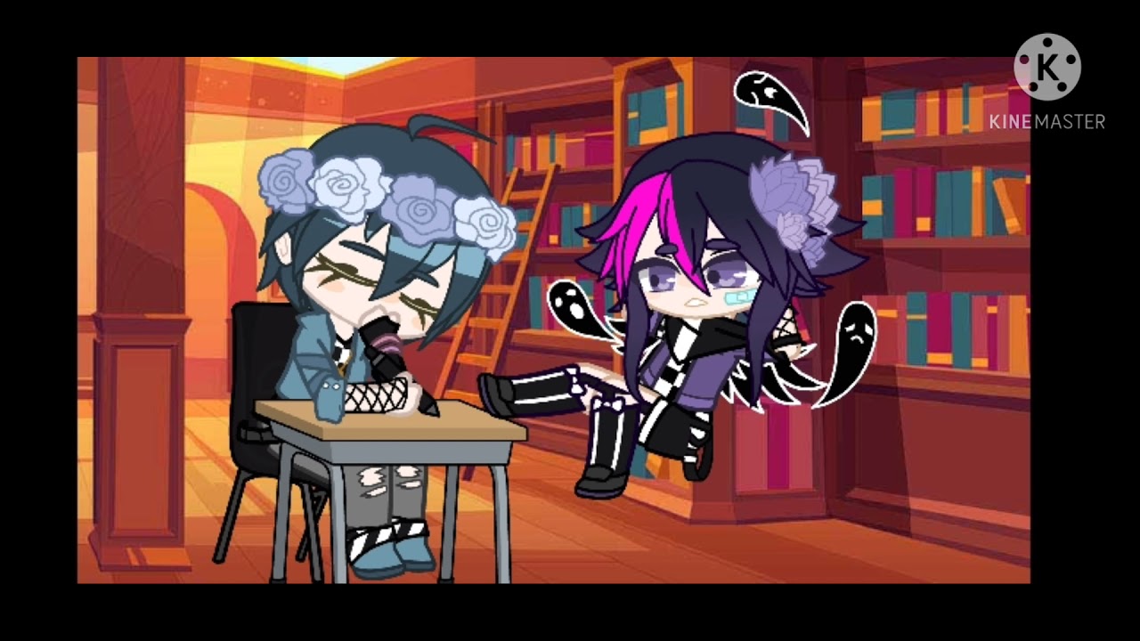 Kokichi and Shuichi making wedding invitations✨