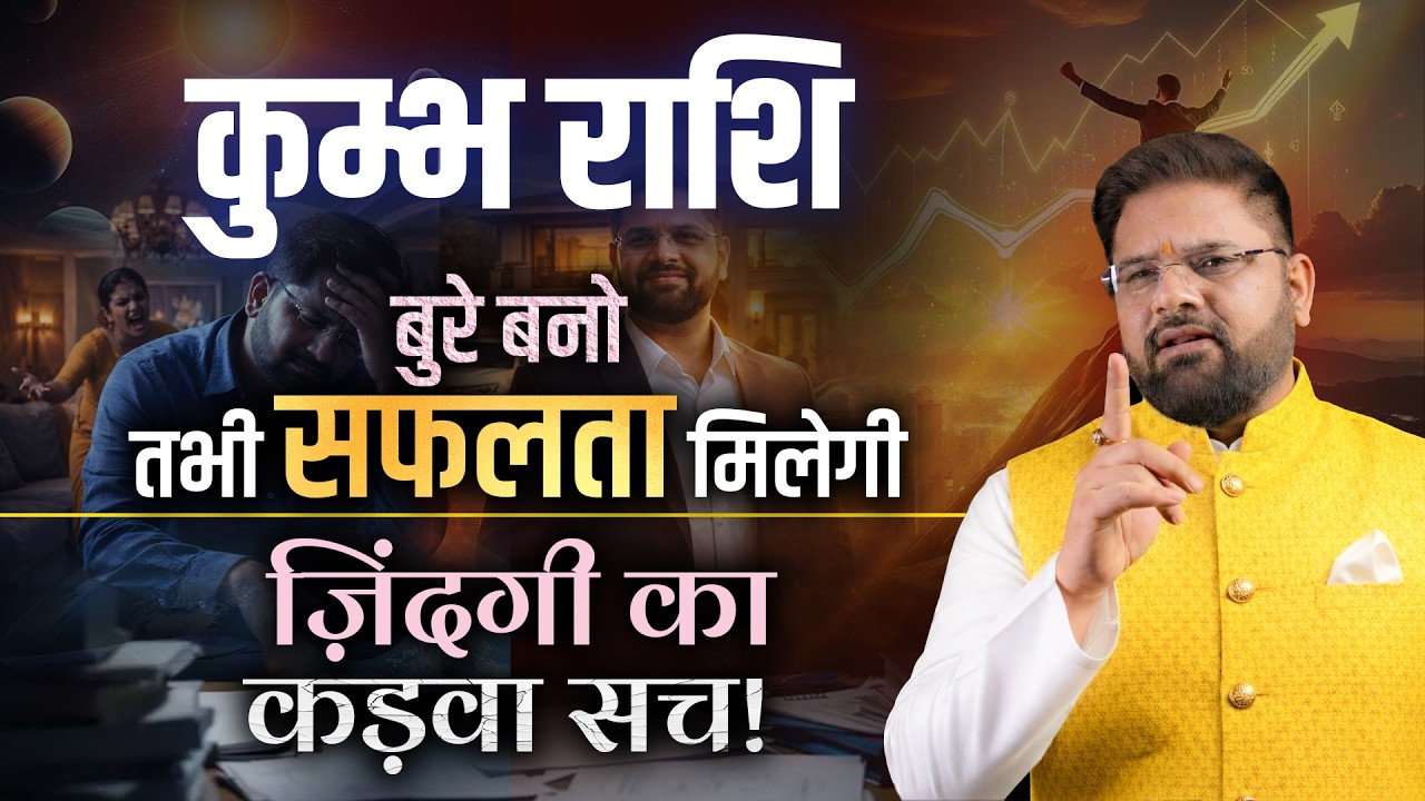 Kumbh Rashi वालों के लिए बड़ी चेतावनी | Astrologer Sachin Pandit