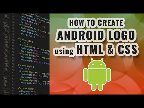 Android Logo Using HTML and CSS - Pure CSS Logo - TianDev
