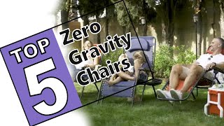 ⭐The Zero Gravity Chair You Need For Your Backyard! - Top 5, 2021 Review