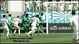 ktsports plays 2014 World Cup - Greece vs Ivory Coast