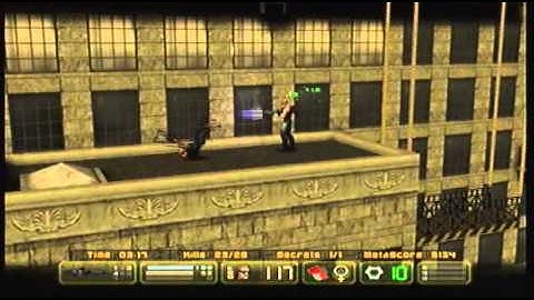 Duke Nukem Manhattan Project (XBox360) - Episode 1 Part 3 (Hard Mode All Nukes All Secrets)