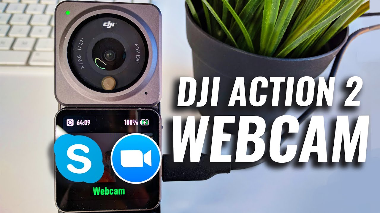 DJI ACTION 2 WEBCAM & FILES TRANSFER 📖 ¡Full TUTORIAL! 