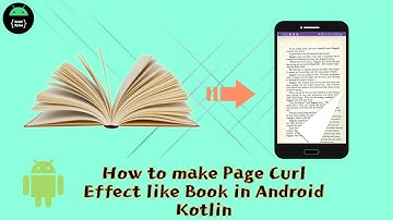 How to make page curl effect like book in Android Kotlin in easiest way💯