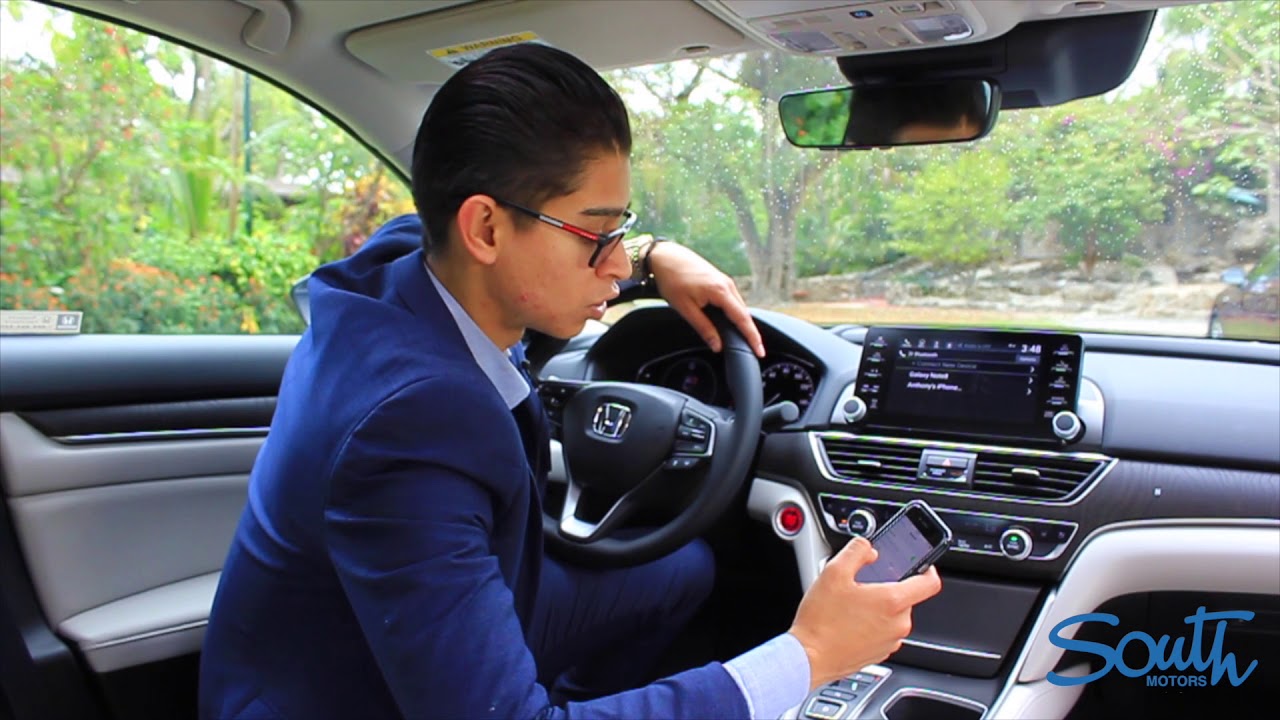 How to connect the bluetooth in a Honda 2019? - YouTube