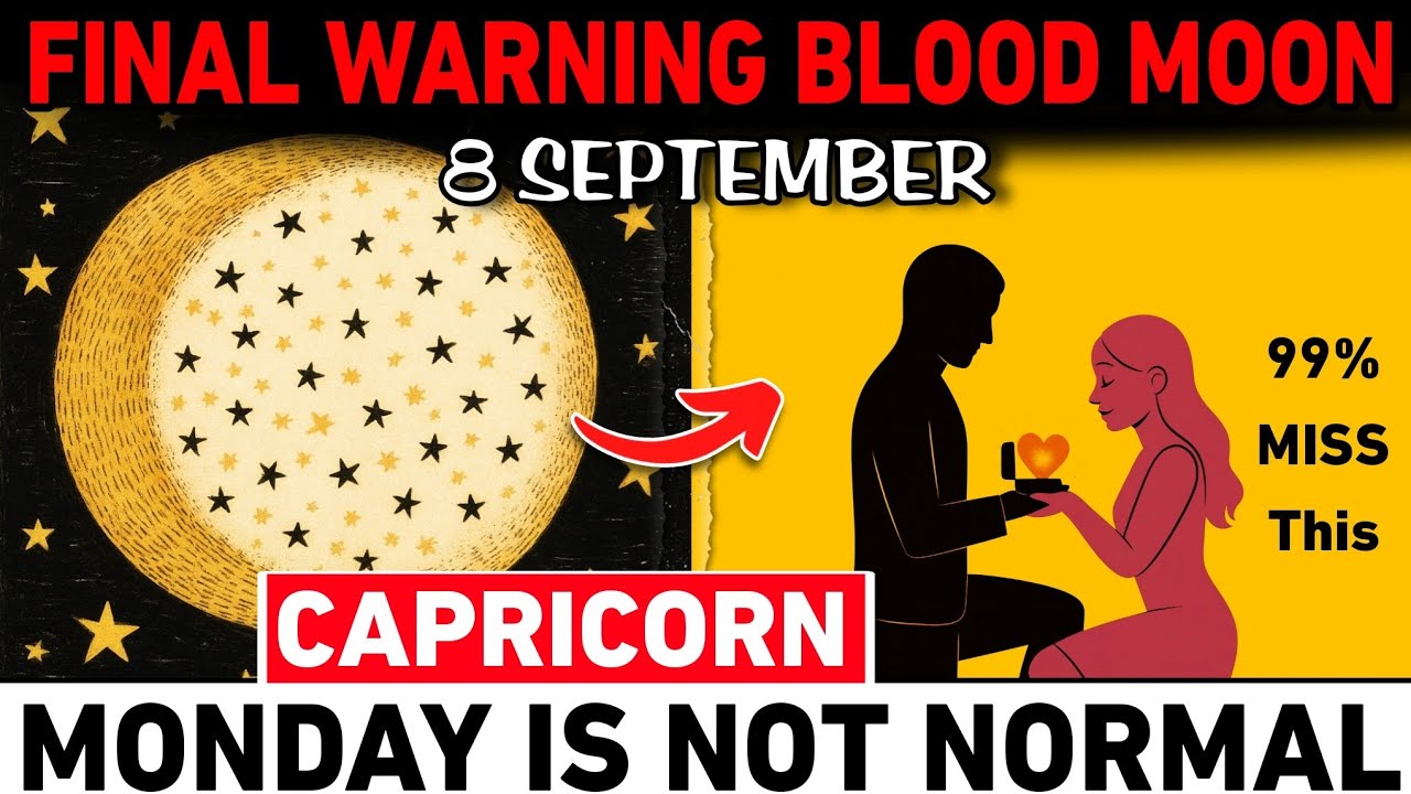 CAPRICORN: September 8 BLOOD MOON Test – Pass This or Stay STUCK Until 2033! 🌑