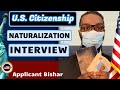 Applicant Bishar U.S. Citizenship (Naturalization Interview Based on Actual Experience)