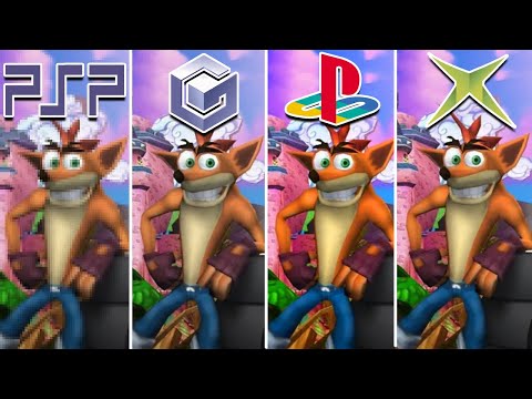 Crash Tag Team Racing (2005) PSP vs GameCube vs PS2 vs XBOX (Which One is Your Favorite?)