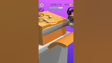 ASMR Slicing ! Walkthrough Level 55 #shorts