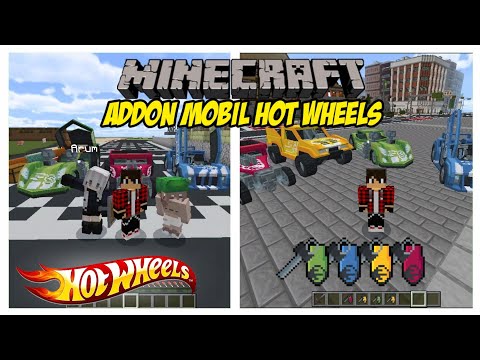 NYOBAIN ADDON MOBIL HOTWHEELS DI MCPE 1.18 🏎️